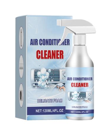 Air Conditioner Coil Cleaner - 120ml Rinse-Foam Spray | Safe All-Purpose Household Bubble Cleaner Effective Multi-purpose Foam Cleaner for Dirt Grease