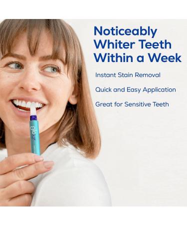 GLO to Go Teeth Whitening Pen | Safe & Effective Sensitive Teeth Treatment | Dentist-Invented Travel-Friendly Cinnamint Flavor - Buy Online on GoSupps.com