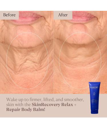 Nakery SkinRecovery Relaxing Magnesium Balm - Skin Tightening Cream for Body with SepiLift & Retinol - Muscle Balm with Melatonin for Restful Sleep - Hydrating Dry Skin Cream with Shea Butter Unscented - Buy Online on GoSupps.com