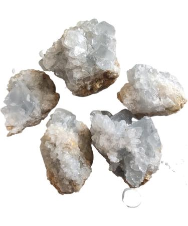 50-100g1-3cm 1pc50-80g Natural Celestine Stone Cluster Specimens Raw Stone Home Decor Blue Celestite Crystal Stone Home Goods (Color : 100g 1-3cm) - Buy Online on GoSupps.com