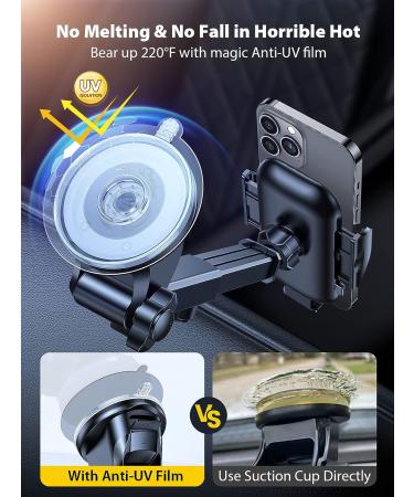 VICSEED Magic Windshield Anti-UV Film - Protects Car Mount Suction Cup from Melting and Fall - Buy Online on GoSupps.com