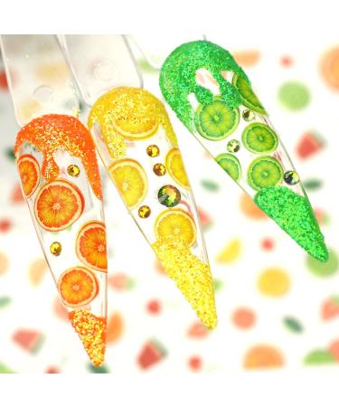 Buy UV Colour Fusion Glitter Gel - Sparkling Yellow | 5ml - Best International Shipping! - Buy Online on GoSupps.com