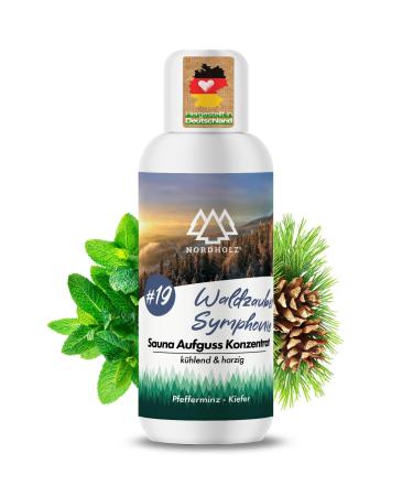 Nordholz sauna infusion choose from 48 varieties 100ml - sauna infusion agent #19 forest magic symphony Special & natural sauna fragrance for intensive & relaxing moments - perfect sauna accessories