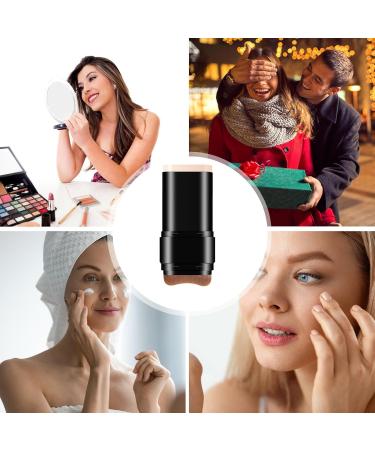  Generisch 2 in 1 Foundation Stick Anti-Wrinkle Foundation Eraser Pen Foundation Pen Moisturizing and Lightweight Foundation Stick Double Head Foundation Stick with P - Buy Online on GoSupps.com