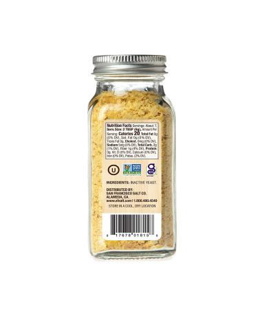 San Francisco Salt Company Nutritional Yeast 1.4 oz Shaker - Spice Collection - Buy Online on GoSupps.com