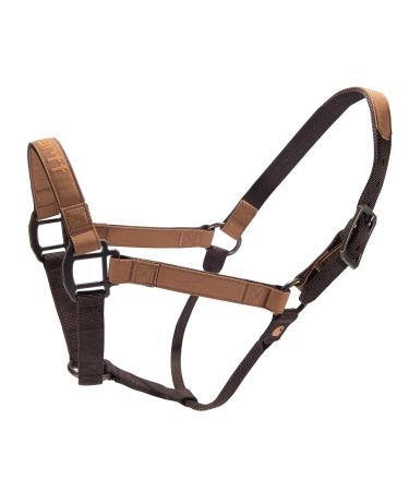 Carhartt Nylon Duck Horse Halter, Comfortable, Durable & Adjustable Rolled-Throat Horse Halter, Average