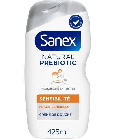  Sanex SANEX - Natural Prebiotic Sensitive Skin - Creamy Shower Gel Formula - Gently Cleanses - Minimizes Risk of Irritation* - Prebiotic & Postbiotic Complex - Dermatologically Tested - Pack of 6 x 425ml - Buy Online on GoSupps.com