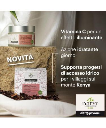 natyr Andermarkt Face cream with vitamin C Sensitive skin Hibiscus Organic 50 ml - Buy Online on GoSupps.com