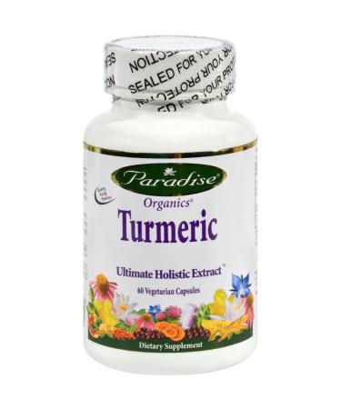 Paradise Herbs Turmeric 60 Vegetarian Capsules