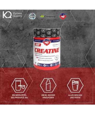 MLO Creatine Monohydrate Creapure | Ultrapure Vegan & Gluten-Free Creatine Powder for Energy & Strength - 250g - Buy Online on GoSupps.com