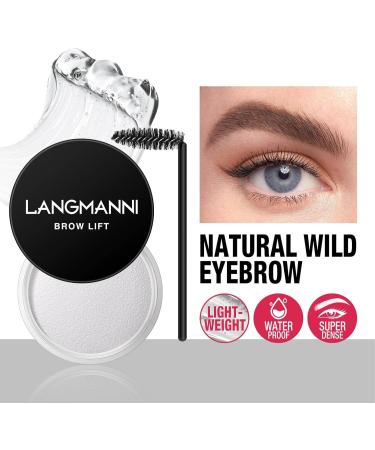 Brow Styling Soap - 3D Brows Gel Long Lasting Eyebrow Setting Gel Waterproof Smudge Proof Eyebrow Styling Pomade for Natural Brows 3D Feathery Brows Makeup Balm As Trend Items Kagrote - Buy Online on GoSupps.com