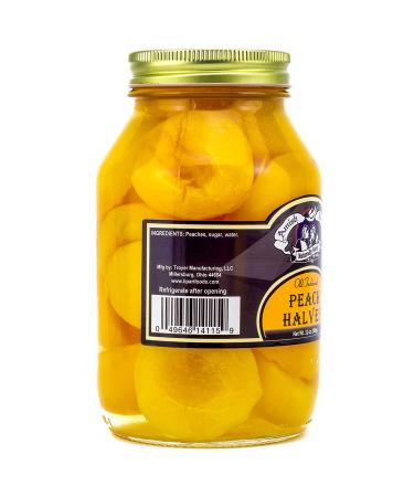 Amish Wedding Foods Old Fashioned Peach Halves - 2 x 32 oz Jars - Buy Online on GoSupps.com