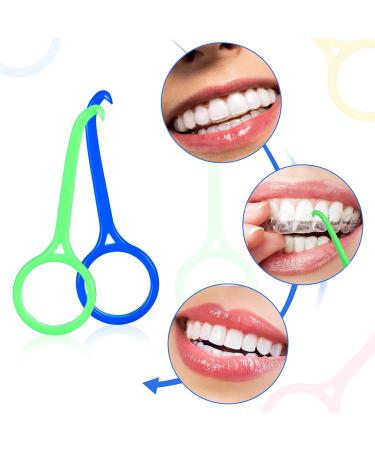 5-Piece Aligner Removal Tool Kit - Invisible Braces Remover for Tooth Cleaning - Oral Care Set (Purple, Yellow, Pink, Green, Blue) - Buy Online on GoSupps.com