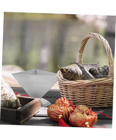 MAGICLULU Dessert Molds 2 Pcs Rice Ball Shaping Kitchen Utensils Sushi Rice Ball Kitchen Zongzi Making Tool Stainless Steel 10X10X8.5CMx2pcs Silverx2pcs - Buy Online on GoSupps.com