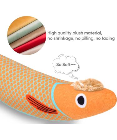 Aibuddy Catnip Toy 3PCS Cat Chew Toys Bite Resistant Catnip Toys with Bell Inside Plush Cartoon Kitten Teething Interactive Toy 1 Count (Pack of 3) - Buy Online on GoSupps.com