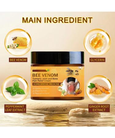 2 PCS venin d'abeille cr me r paratrice peau Venin d'abeille Cr me de des Articulations Cr me Hydratante au Venin D'abeille pour tous les Types de peau - Buy Online on GoSupps.com