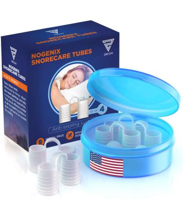 Zircon Set of 4 Nose Vents to Ease Breathing - Anti Snoring - No Side Effects - Advanced Design - Reusable - Includes Travel Case
