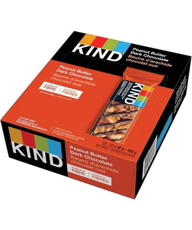 KIND Fruit & Nut Bars Peanut Butter Dark Chocolate Gluten Free 72 Count Peanut Butter & Dark Chocolate - Buy Online on GoSupps.com