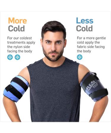 FlexiKold Reusable Gel Ice Pack with Straps - Cold Compress for Injuries - Medium Size - Flexible Medical Ice Wrap for Back, Shoulders, Legs, Knees - Relief for Sciatica, Muscle Pain - Buy Online on GoSupps.com