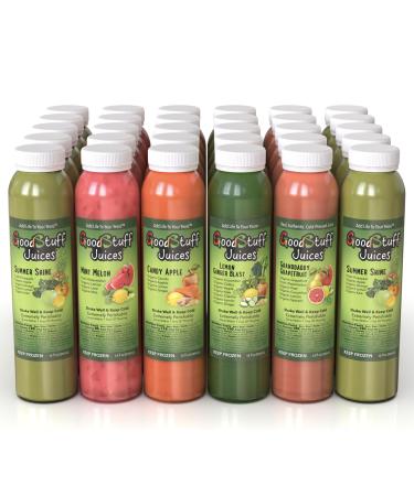 5 Day Summer Slim Juice Cleanse by Good Stuff Juices - Cold-Pressed - Premium Taste - 30 Juices - 12oz 5 Day Cleanse