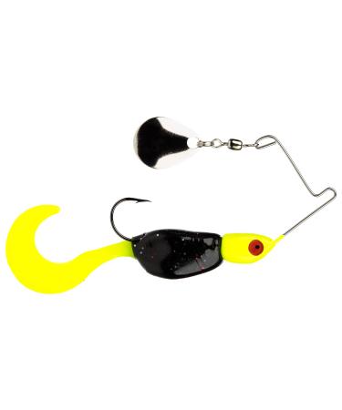 Strike King Mr. Crappie Spin Baby Spinnerbait 1/8oz Tuxedo Black