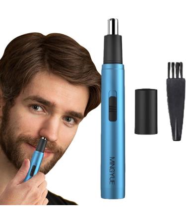 Povanjer Hair Trimmers for Ears Electric Eyebrow Trimmer For Women Double Edged Blades Facial Hair Clipper Waterproof Hair Clipper For Nose Ears Blue - Buy Online on GoSupps.com