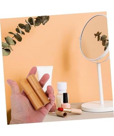  TOVINANNA 2 Pieces DIY Bamboo Lipstick Tubes Empty and Refillable Lip Balm Containers for Makeup Portable Lip Gloss Holders Lip Balm - Buy Online on GoSupps.com
