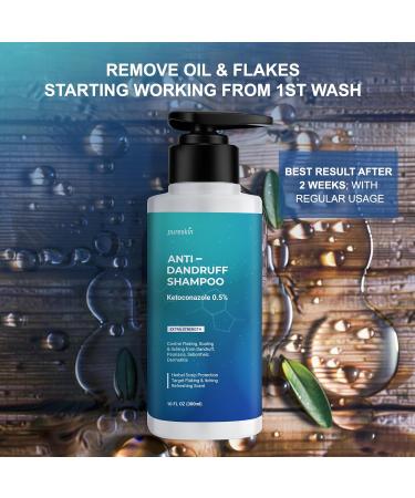Ketoconazole Shampoo for Dandruff - Extra Strength Antifungal Treatment for Men & Women | Psoriasis & Dermatitis Care - Buy Online on GoSupps.com