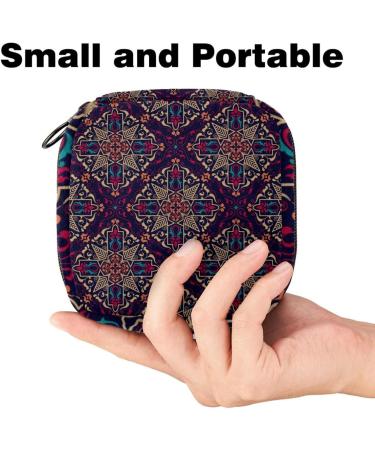 Mandala Napkin Storage Bag | Portable Menstrual Cup & Nursing Pillow Holder for Women Teens & Girls - Buy Online on GoSupps.com