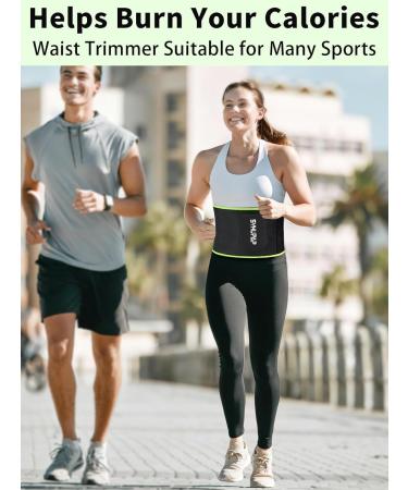 Syxupap Adjustable Hot Belt for Men & Women - Waist Trimmer for Fitness Sports Pain Relief & Weight Loss - Premium Schwitzg rtel in Green - Buy Online on GoSupps.com