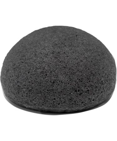 NORI KONJAC SPONGE - Charcoal Bamboo Facial Sponge for All Skin Types | Natural Anti-Acne Cleanser and Exfoliator | Vegan-Friendly - Buy Online on GoSupps.com