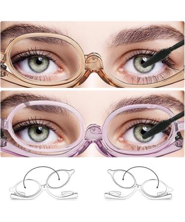 Bavooty Makeup Reading Glasses - Rotatable Single Lens Presbyopia & Hyperopia Solutions for Women - Brown 2.00 - Buy Online on GoSupps.com