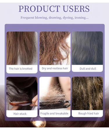 Moroccan Violet Hair Oil for Tangled Dry Brittle Damaged and Dull Hair Plant-Based Moisturizing Nourishing Restorative Formula (100ml) - Buy Online on GoSupps.com