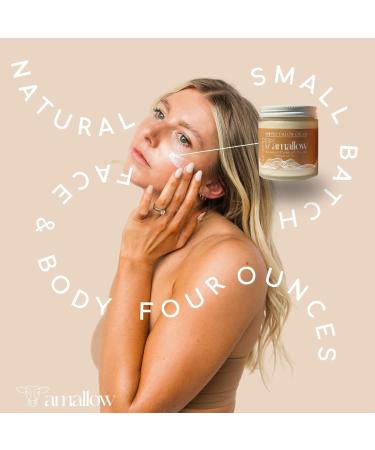 Amallow 100% Grass Fed Beef Tallow for Skin Care - Face + Body - Whipped Moisturizer - Natural Lotion 4 FL. oz. (Vanilla Latte) - Buy Online on GoSupps.com