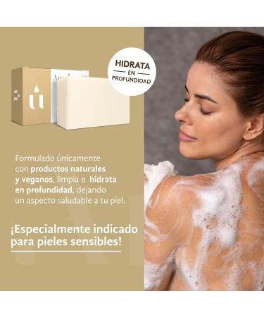  Amakandu Bio_Natural_Vegan Ultra-Hydrating Soap - Jojoba and Calendula Soap specially formulated for sensitive skin - Deeply cleanses and moisturizes skin 90g - Buy Online on GoSupps.com