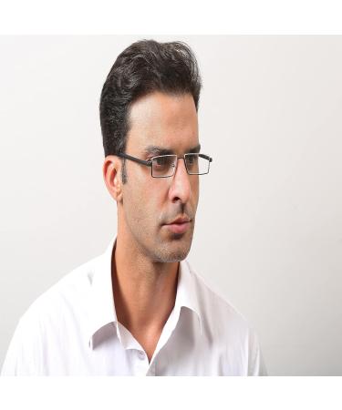 Buy Kokobin Ultra-Light TR90 Reading Glasses for Men & Women - Half Frame 3 Pack +2 Diopters - Stylish & Comfortable with Case - Buy Online on GoSupps.com