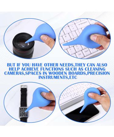 YBEATY 3PCS Hand Bulb Ear Dropper with Add-on Stream Tip Soft Reusable Effective Blue Rubber Squeeze Suction Tool Ear Wax Removal Cleaning Kit for Kids Adults Pet Sinus Rinse Mucus - Buy Online on GoSupps.com