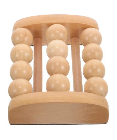 Iplusmile massage ball scooter Portable body massage device made of wood deep tissue massager for relieving plantar fasciitis relief from neck foot calf my painful muscles