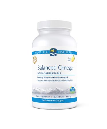 Nordic Naturals Balanced Omega Lemon  830 mg 180 Softgels