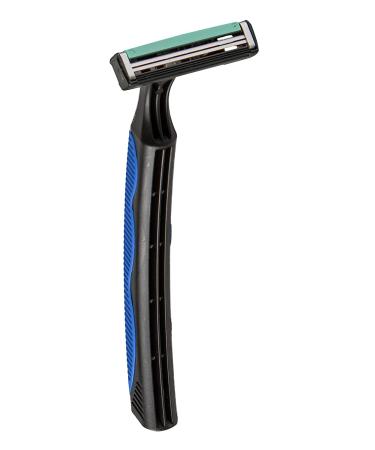 BIC Sensitive 2 Men's Disposable Razor | Two Blade Razor for Comfortable Shave | Blue Razors 20 Count - Buy Online on GoSupps.com