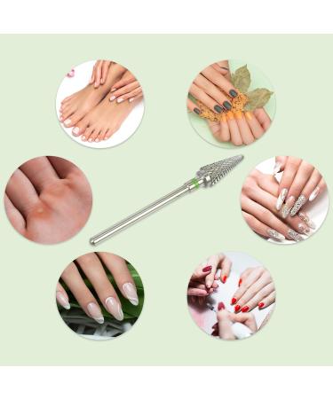 VOCOSTE Nail Drill Bits Tungsten Steel Silver Tone C Coarse Tooth - Buy Online on GoSupps.com
