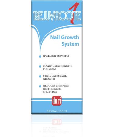 Duri Rejuvacote 1 Original Maximum Strength Nail Growth System - Base & Top Coat for Nail Repair & Strengthening - Pack of 2 - Buy Online on GoSupps.com