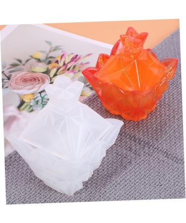 COHEALI 3pcs Candle Molds Diy Resin Epoxy Mold Silicone Jewelry Storage Container Storage Box Jewelry Box Whitex3pcs 8.5x7x12.3cmx3pcs - Buy Online on GoSupps.com