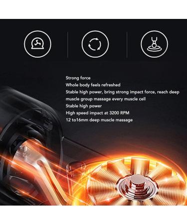 Fascia Muscle Massage Gun - Deep Tissue Relaxation & Pain Relief | Portable 12-Speed Massage Device - Buy Online on GoSupps.com