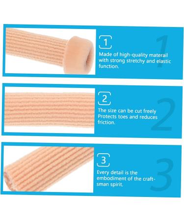 Hemoton 2pcs Gel Toe Covers - Foot Cushions for High Heels - Toe Separator Tubing for Corns - Toe Guards for Toe Protection - Buy Online on GoSupps.com