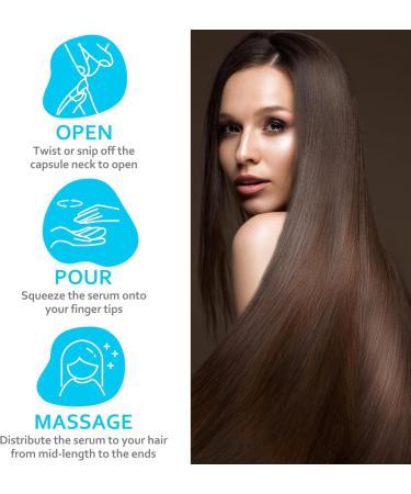 Intensive Moroccan Oil Hair Treatment Serum - 16 Capsules for Hair Repair & Growth | No Rinse | Vitamins A C E B5 for Men & Women - Buy Online on GoSupps.com
