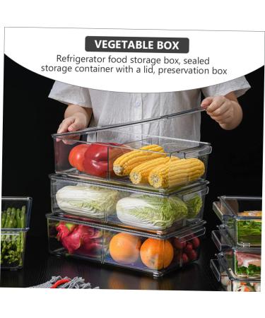 Alipis 1pc Box Refrigerator Storage Box Fridge Drawer Organizer Vegetable Storage Organizer Crisper Thicken - Buy Online on GoSupps.com