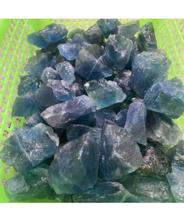 200g Natural Tumbled Rough Quartz Crystals Raw Crystals Blue Fluorite Stone Natural Luster - Buy Online on GoSupps.com
