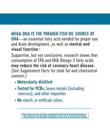 Buy Nature's Way EfaGold Mega-DHA 1000 mg - 60 Softgels | Omega-3 Supplement - Buy Online on GoSupps.com