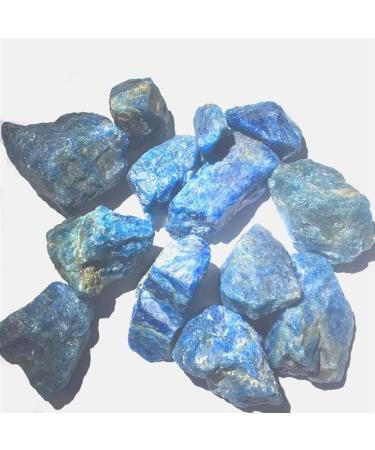 Natural Crystal Rough 100g Rough Gemstone Natural Apatite Crystal Rough Raw Stone Rock Specimen Stone Specimen 2-4cm Blue - Buy Online on GoSupps.com